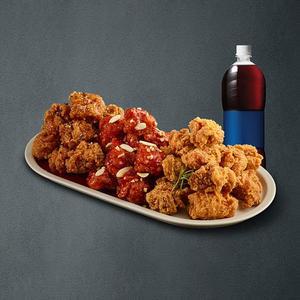 자담치킨 3반순살치킨세트(간장)+콜라1.25L