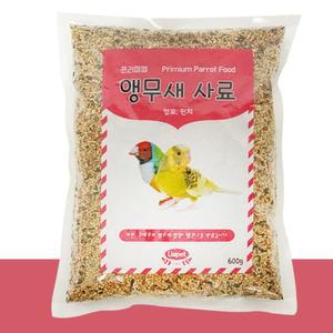 앵무새 사료 모이 먹이 밥 혼합 600g