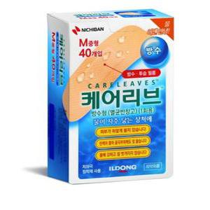 케어리브 방수형 멸균반창고, 중형, 40개입, 1개