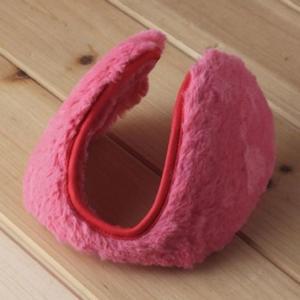 뽀송 귀마개(핑크)겨울용 털귀마개 털