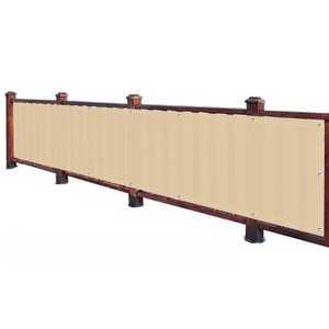 난간 가리개 테라스 가림막 울타리 PVC 야외 발코니 0.9x1.5m