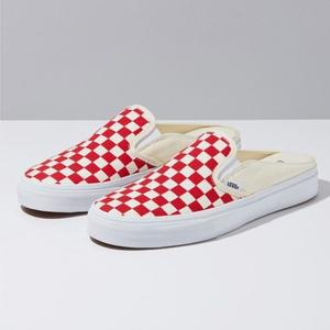 갤러리아 [공용] 체커보드 클래식 Slip-on 슬립온 뮬 레드 VN0004KTTLF [광교]
