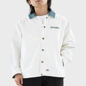[국내정품] Dickies 디키즈 트러커자켓 헌든 데님자켓 화이트 White 매장판