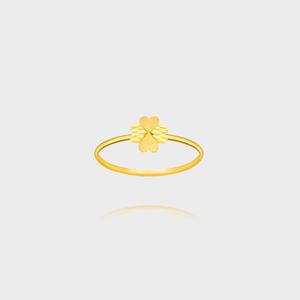 [베티블루] 995 999 24K 순금 클로버 밸런스 여성 여자 1.45g 금 링 반지