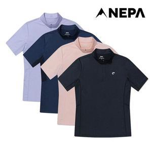 [NS홈쇼핑]네파 여성 리코 반팔 집업티셔츠 7I45404[35053656]