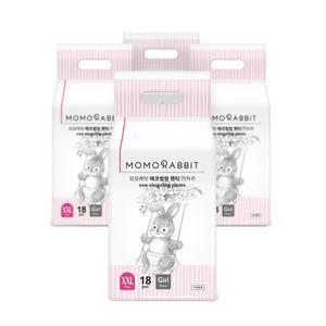 모모래빗 에코씽씽 안심 샘방지 오리지널 팬티아기기저귀 여아용 점보형(2XL) 72매