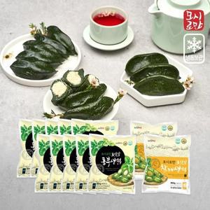 [기타]모시로만 모싯잎 동부생떡10봉 + 참깨생떡2봉 (총 120개입)