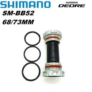 SHIMANO Deore SM BB52 하단 브래킷 Hollowtech II 산악 자전거 68/73MM 크랭크 부품 용 스레드