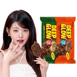 빙그레 딥앤로우 크런치 바 12개 / 초코바 커피바 / 저당 아이스크림