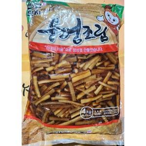 우엉조림 반찬단지 냉장 4Kg 3개