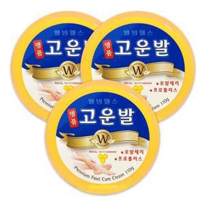 명품 고운발 약국용 발크림 발뒤꿈치 보습 풋크림 110g 3개