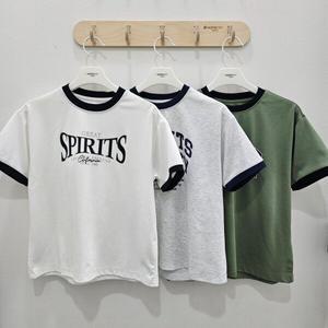 [행텐주니어]행텐주니어 레터링 쿨텐션 링거 반팔 티셔츠 14470-031-403-05
