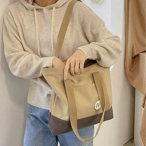 고품질 여자 강아지 외출 간식 가방 피크닉 에코 숄더 백 가벼운숄더백 에코백숄더백 캔버스가방 (WFHOEQT)
