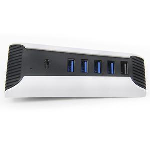 PlayStation 5용 5포트 USB 허브 분배기 확장 고속 어댑터 변환기