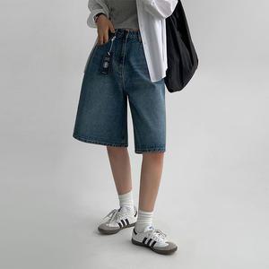 [에이와비] (예쁘진)테라데님버뮤다팬츠 -키작녀/1color/3size