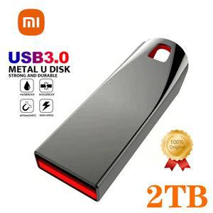 Xiaomi 2TB 금속 플래시 드라이브 방수 USB 3.0 고속 전송 방수 TB 5 2GB 256GB 휴대용 Memoria Usb 플래시 디스크