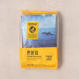 [노브랜드] 전장 김 (5봉) (20g*5)