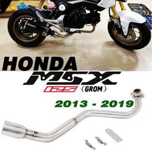 오토바이 배기 머플러 접촉 중간 파이프  grom M3 MSX 125 MSX125 슬립 온 2013-2019