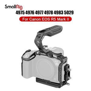 SmallRig 4975 5029 Canon EOS R5 Mark II 카메라용 HawkLock 퀵 릴리스 케이지 키트 및 Black Mamba