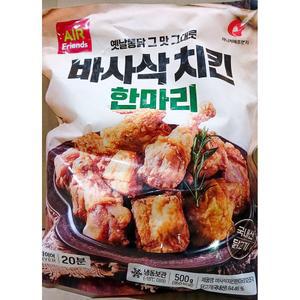 옛날통닭그맛그대로바사삭치킨(마니커 냉동 12조각 500g) X5한마리 있는 간편 바삭 술안주 맥주 호프 반찬