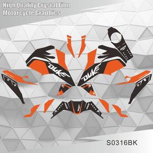 KTM 듀크 125 250 390 2017 2018 2019 2020 2021 2022 2023 그래픽 데칼 스티커 오토바이 배경