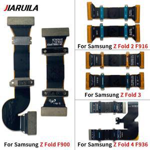 삼성 Z Fold 2 3 4 5 F916 F900 메인 보드 LCD 커넥터 로터리 샤프트 플렉스 케이블 용 새 스핀 축 힌지