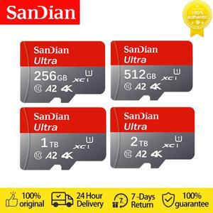 100% 오리지널 고속 미니 SD 카드, 1TB 메모리 128GB 마이크로 512GB TF
