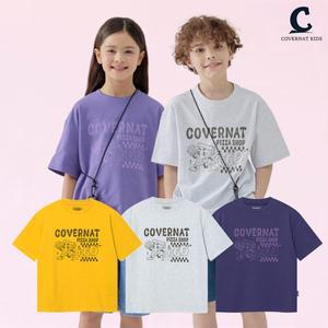 [커버낫 키즈](신세계 사우스시티)(커버낫키즈)DANCING PIZZA 반팔티셔츠 CK2502ST39