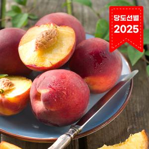 [6/12 출고/경북산지직송] 꿀당도 아주 잠깐 만나는 딱딱한 신비복숭아 (백도맛)