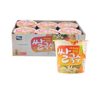 백제 쌀국수 미니컵 김치맛 쌀국수 58g x 30개 /컵라면