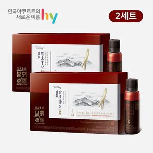한국야쿠르트 발휘 발효홍삼K 2세트(총 14병)