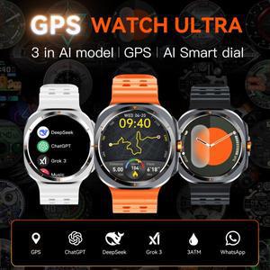 Vwar Watch 7 울트라 프로 GPS 스마트 시계 3ATM 방수 블루투스 통화 나침반 47mm Smartwatch AI ChatGPT