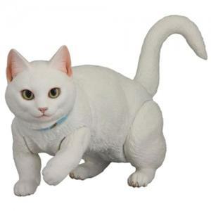 카이요도 KA003331FG SOFUBI TOYBOX CAT 흰 고양이캐릭터피규어 동물어 인테리어어 어만들기 소품어 장식어
