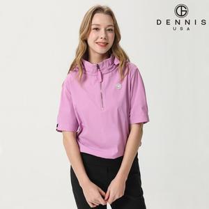 데니스골프 여성 스윙 루즈핏 후드 아노락 반팔_FAQMLJP672