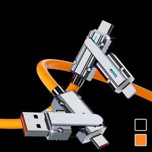 4in1 C타입 CtoC 고속 충전 100W 라이트닝 USB 케이블