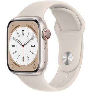 애플워치 Series 8 GPS 41mm 스타라이트 알루미늄 스포츠밴드