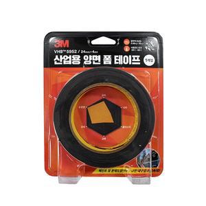 3M VHB 5952 산업용 폼 양면테이프 24mm x 4M 테잎 이프 다용도 접착 접착이프