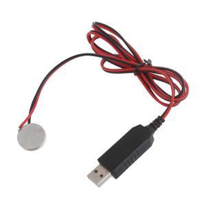 USB CR2032 더미 배터리 충전 케이블 단추 코인 셀 전원 장치용 3V 교체