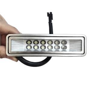 LED 주방 배기등, 스테인레스 스틸 전구 할로겐 12V DC 레인지 쿠커 후드, 340x12mm, 1.5W