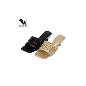 [나인웨스트] 24SS 끌로 셔링 스퀘어 뮬(3.5cm)208 623105