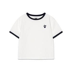 [Lee Kids](김해점)크롭 링거티 화이트 LK2502ST71WH
