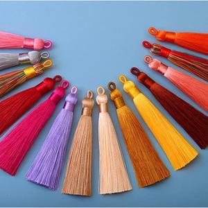 2510PCS 8cm 폴리 에스터 실크 술 수직 장식 공예 DIY 쥬얼리 홈 인테리어 바느질 커튼 액세서리