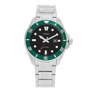 MDV-107D-3AVDF (MDV-107D-3A) 아날로그 녹새치 남성 메탈시계
