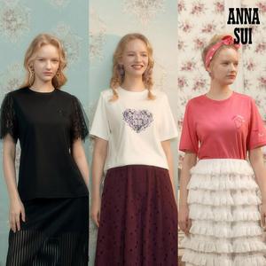 (ANNA SUI) 하트랜드 코튼 모달 티블라우스 1종