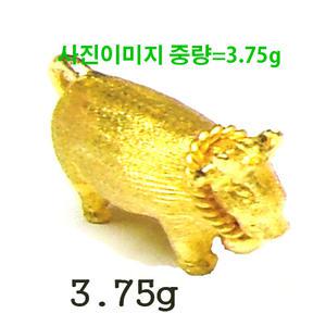 순금 소 황소 금 황금  3.75g (1) 기념 선물 황금  go