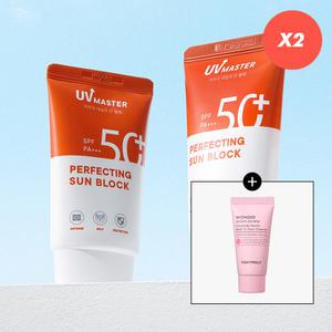 [2pack] 유브이 마스터 퍼펙팅 선블럭 50ml(+모찌 팩투폼 20ml)