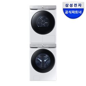 [카드가 180만]삼성 AI 세탁기건조기 세트 WF21DG6650BW+DV21DG8600BW 21kg+21kg  화이트