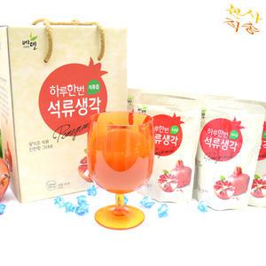 석류즙 120ml x 30팩 / 국산 석류 액상 원 액 차 즙 고흥 에덴