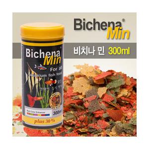 비치나 민 300ml[p]/열대어사료/플레이크