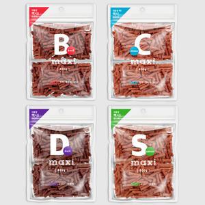 대용량 강아지간식 / 맥시져키 (닭고기/소고기/오리/연어) 800g
